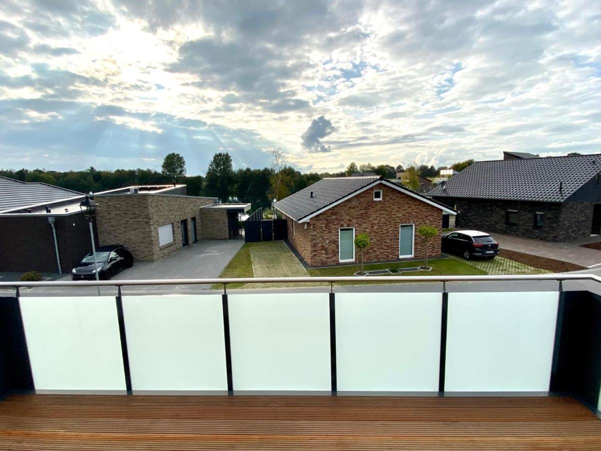 Ferienhaus Panoramadeck Am Harkebruegger See Mit Sauna Und Kamin Villa Barssel  Eksteriør bilde