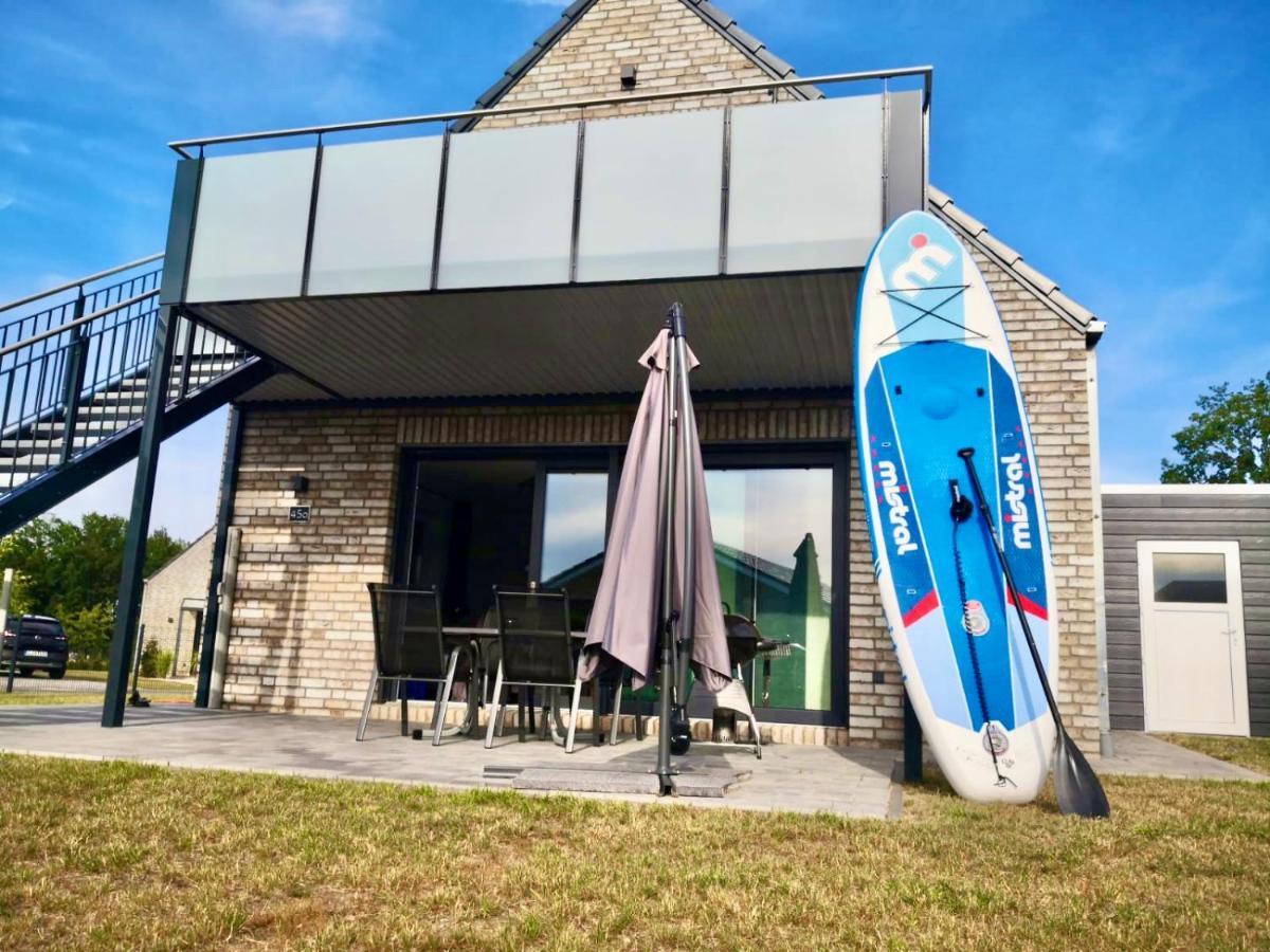 Ferienhaus Panoramadeck Am Harkebruegger See Mit Sauna Und Kamin Villa Barssel  Eksteriør bilde